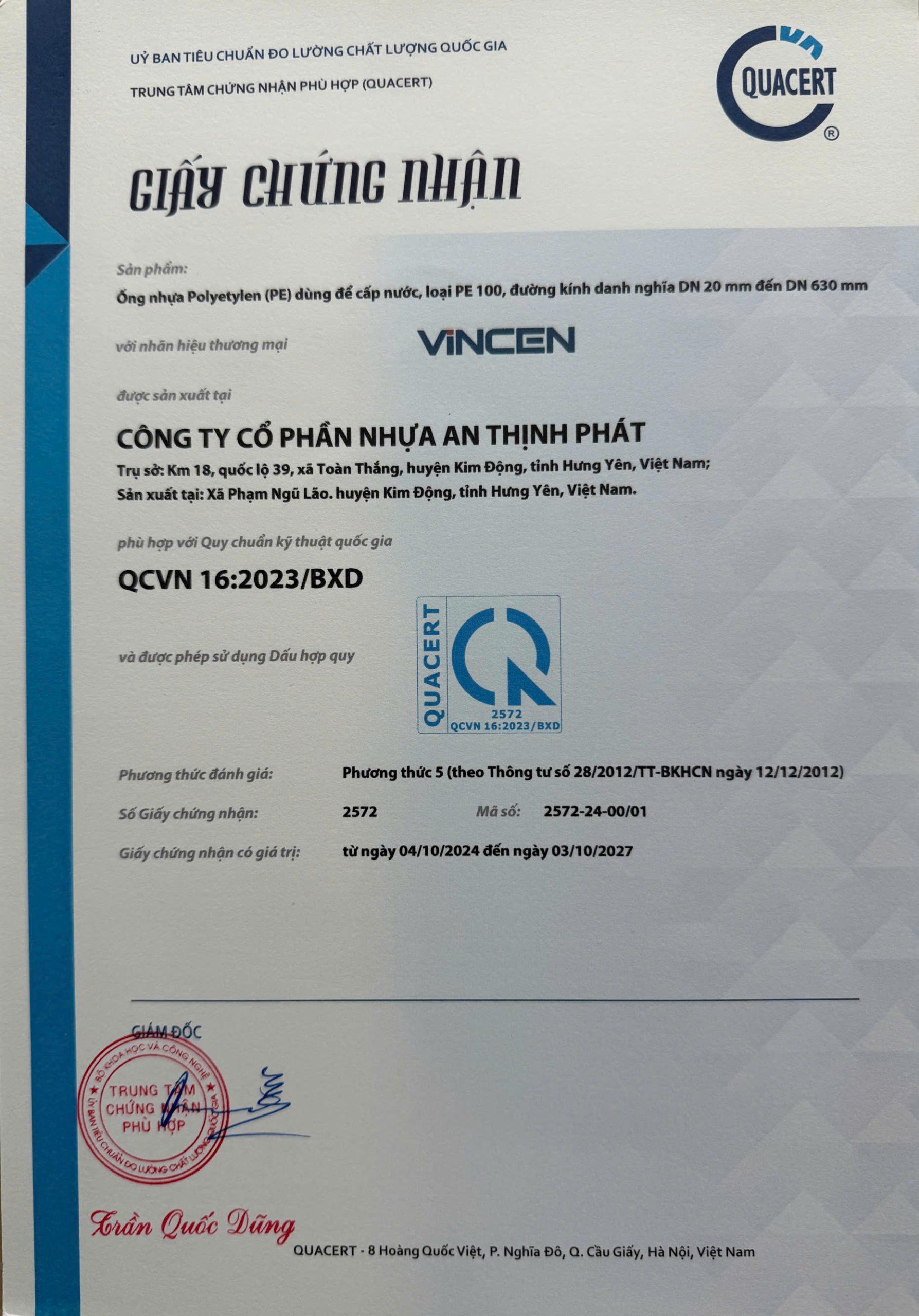 CÔNG TY CP NHỰA AN THỊNH PHÁT